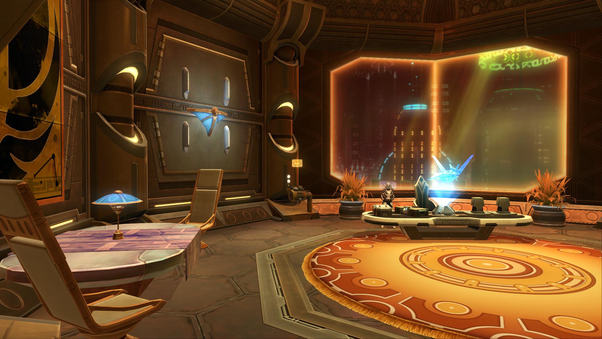 SWTOR Tarror's Bedroom Jedi Covenant TOR Decorating