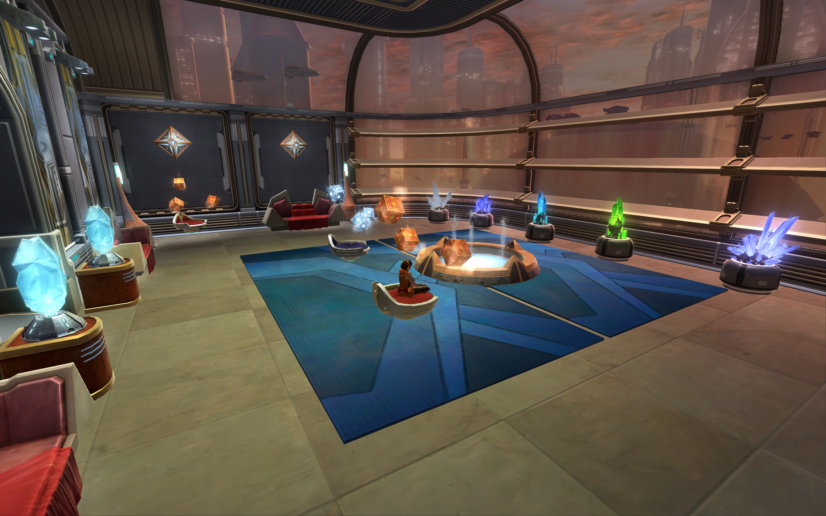 SWTOR Taiari's Jedi Meditation Room - The Harbinger - TOR Decorating