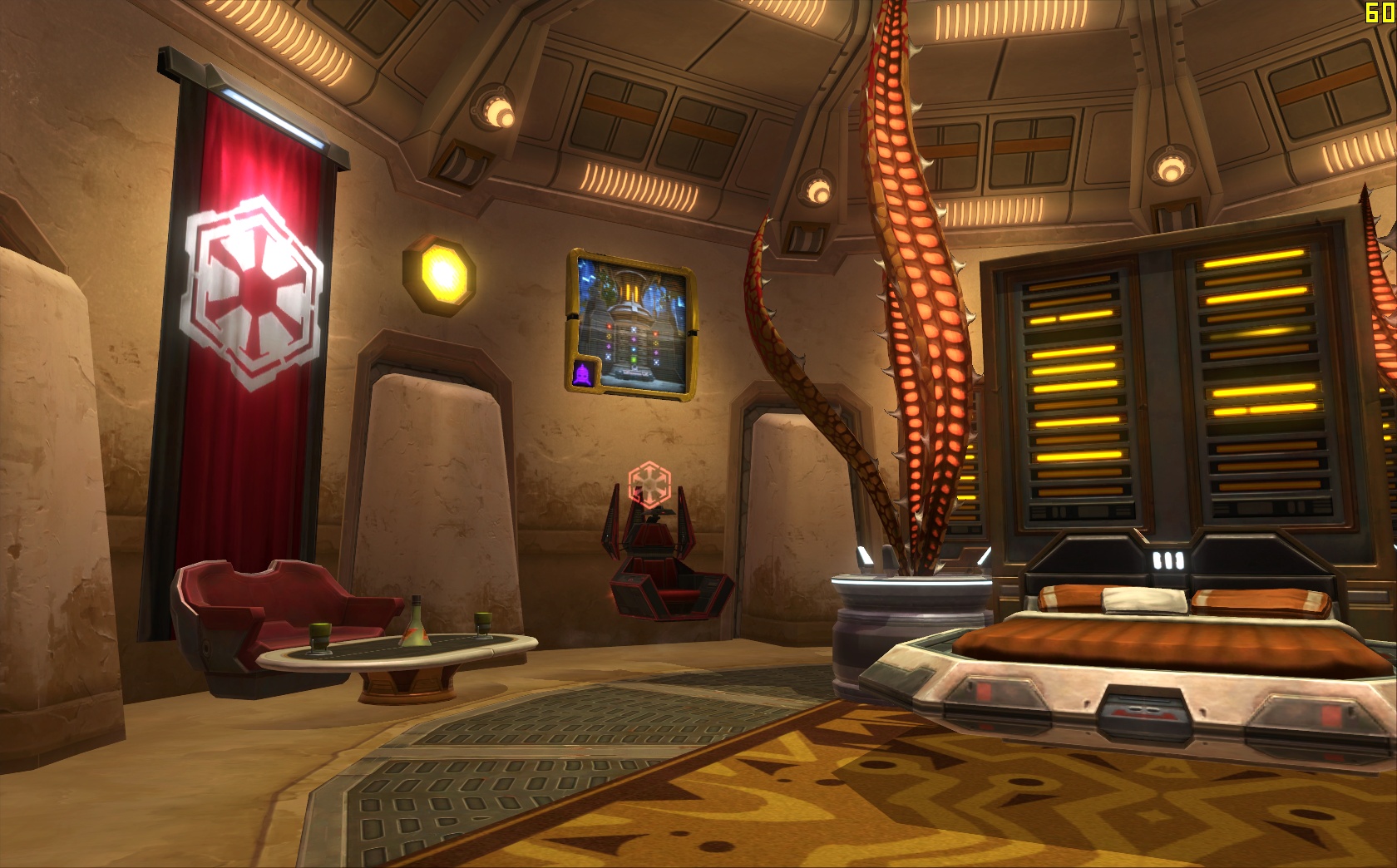 TOR Decorating Playful Rawr's Imperial Bedroom Jedi Covenant (SWTOR)