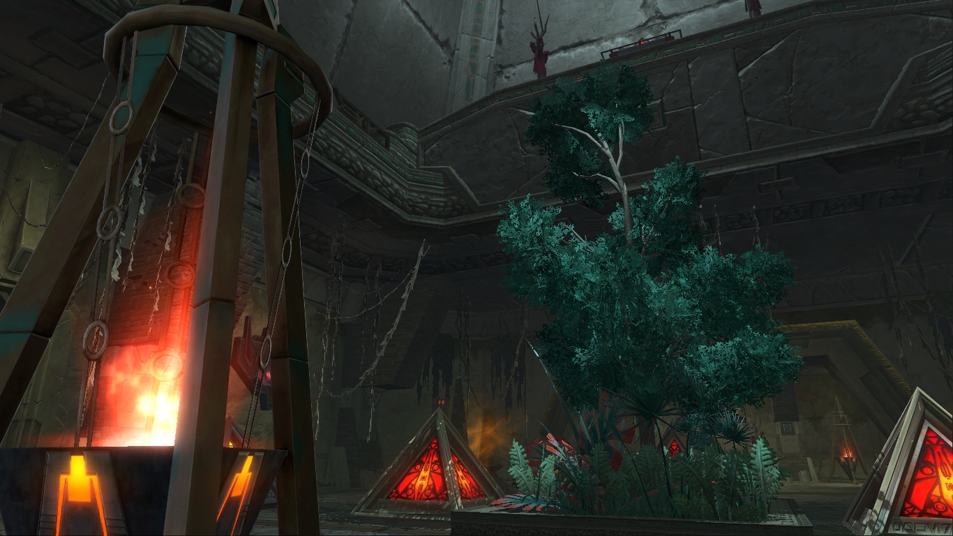 Lyronia’s Temple of Darkness – Temple/Sanctuary interiors – The Red Eclipse