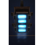 Factory Ceiling Light (Blue)