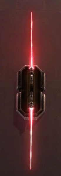 Unstable Arbiter's Dualsaber Imperial Crimson
