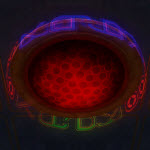 Dynamic Underworld Ceiling Light (Red)