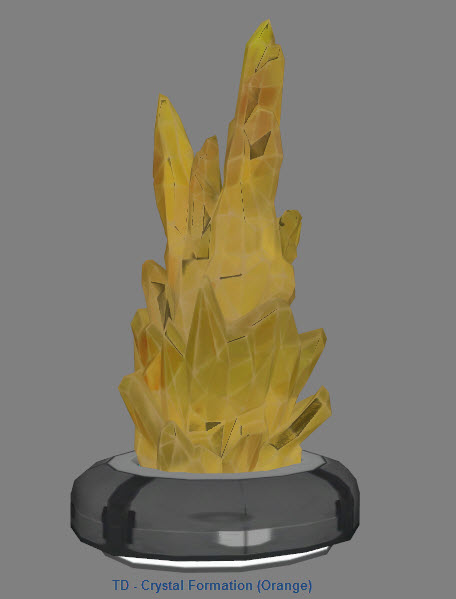 Crystal Formation (Orange)